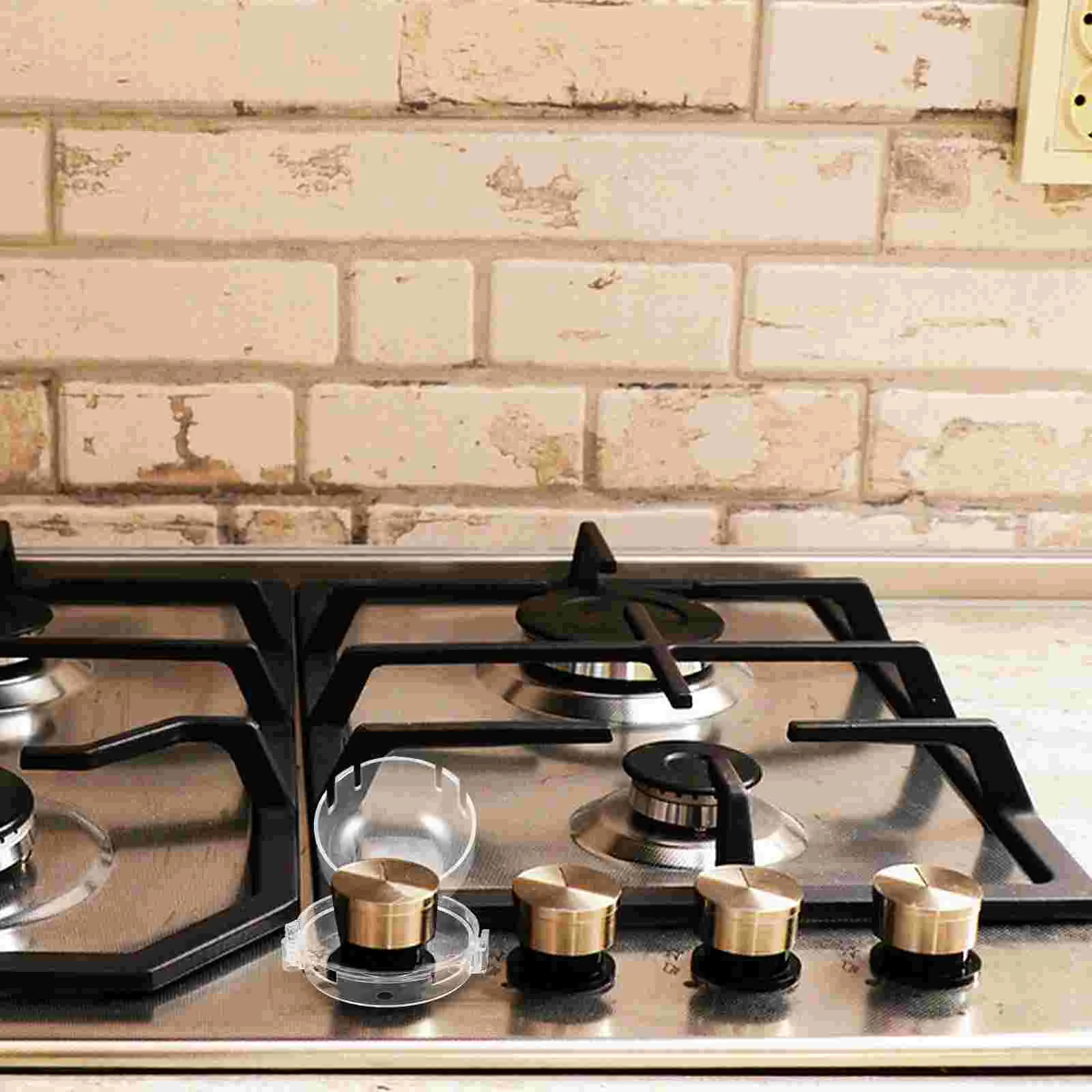 5 Pcs Gas Burner Protection Cap Stove Safety Covers Child Safe Knob Covers Oven Cover Safety Stove Locks For Home