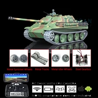 HENG LONG 1/16 7.0 Upgraded Jadpanther  FPV RTR RC Tank 3869 Metal Tracks TH17440-SMT4 1