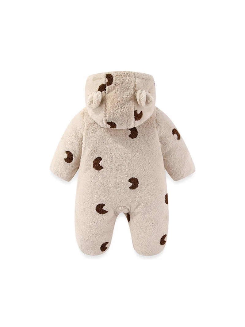 Cotton Padded Newborn Toddler Hoodie Footies Warm Jumpsuits