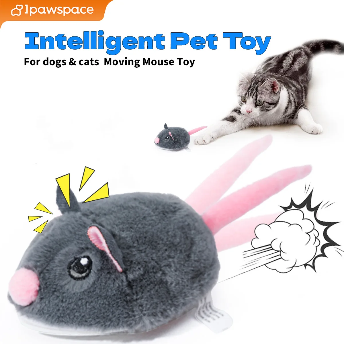 Electric Interactive Cat Mouse Toy 1