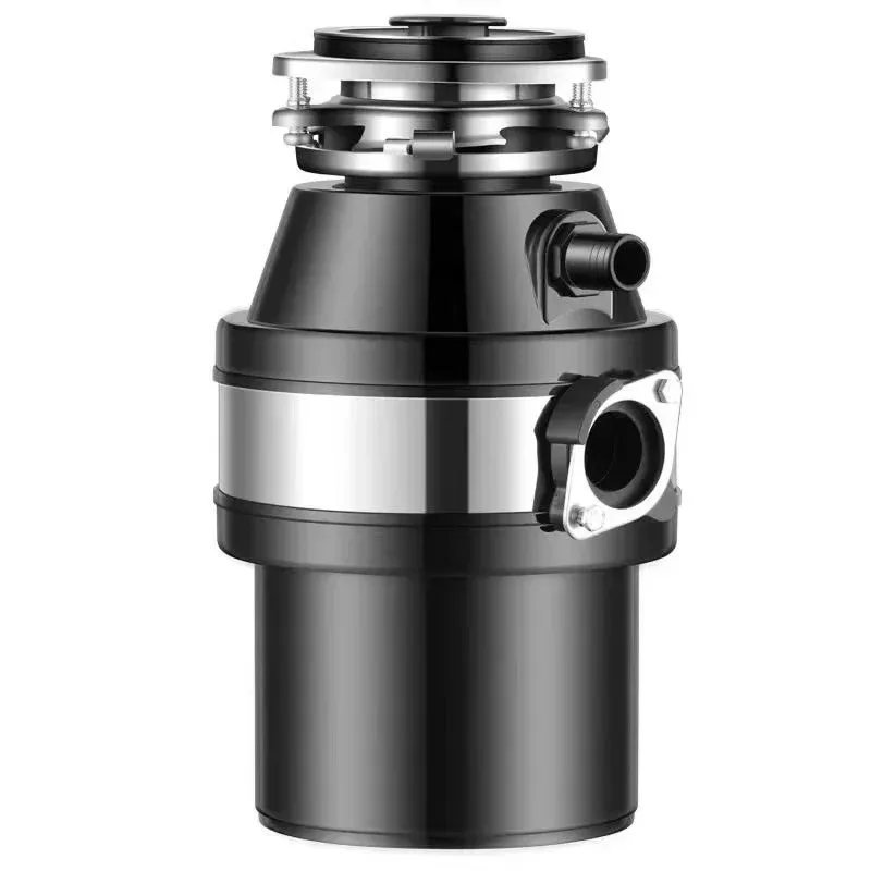 DIVEDEER Kitchen Garbage Disposal Stainless Steel Food Crusher Waste Disposer for Residue Processor Air Switch Easy Install 560W