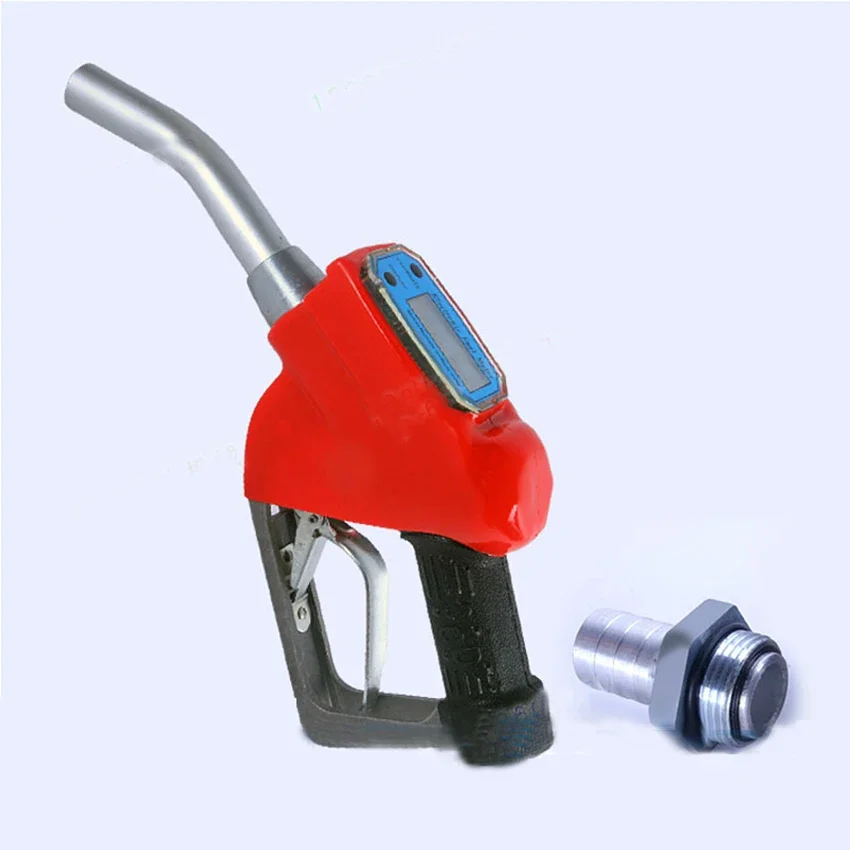 Turbine flow meter sensor flowmeter flow indicator counter fuel gauge device gasoline diesel petrol oil water Refueling gun