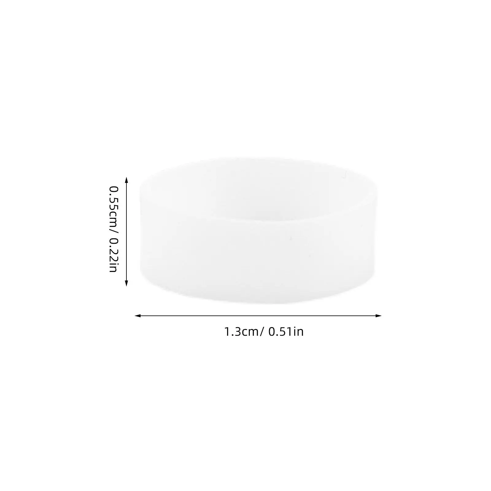 500Pcs 실리콘 케이블 타이 전원 코드 정리용 재사용 가능한 탄성 코일 플랫 고무 밴드 데이터 라인 사무실 홈
