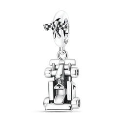 Elegant Sterling Silver Family Tree Bear Charm - Ideal for Bracelets and Pendants, Perfect for Women's Jewelry Gifts (KTC1927)
