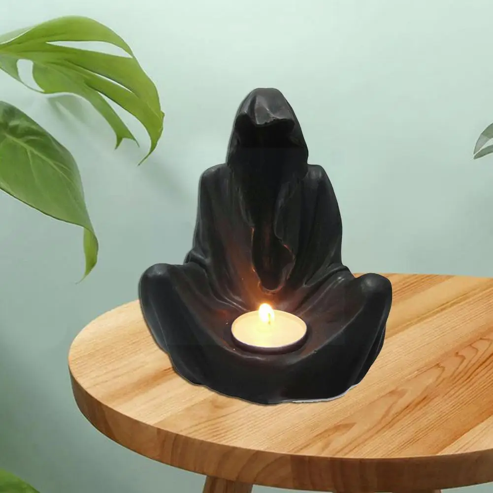 Grim Reaper Statue Figure Figurine Sculpture Decoration Candle Holder