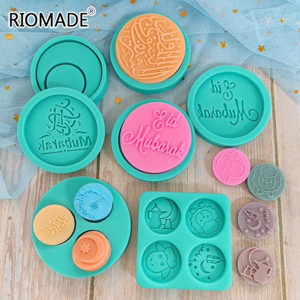 Arabische Schrift Mond Ramadan Silikonform DIY Schokolade Keks Dessert Fondant Backform Kuchenwerkzeuge Handgemachte Resin-Epoxid-Form – Detail 6