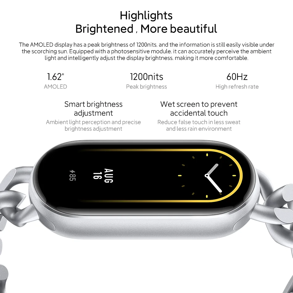Global Version Xiaomi Smart Band 9 150+ Sports Modes Sleep Monitoring 1.62" AMOLED Display 21-day Battery Mi Wrist Sport Watch 3