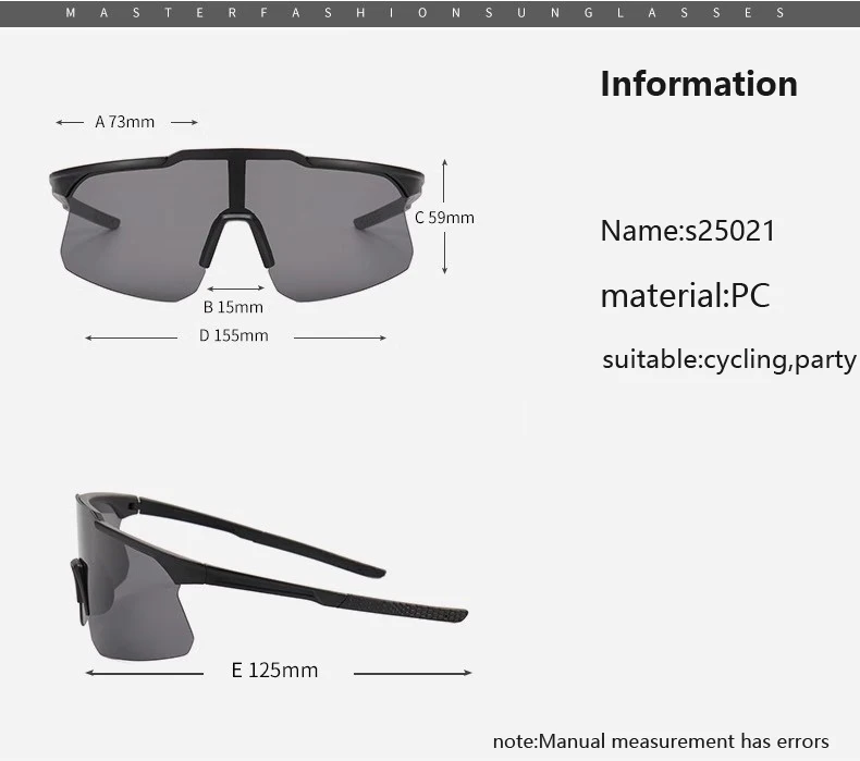 Reiten Radfahren Fahrrad Spiegel Objektiv Sonnenbrille Outdoor UV400 Fahrrad Brillen Sonnenbrille Sport MTB Rennrad Brille – Detail 1