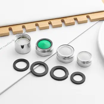 อะแดปเตอร์ก๊อกน้ำประหยัดน้ำ bubbler แกนด้านในห้องน้ำอ่างล้างจานหัวฉีดก๊อกน้ำหัวฉีดตัวกรองอุปกรณ์ทดแทน 1