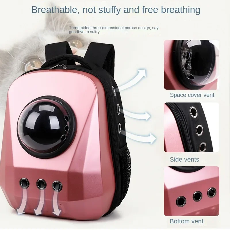 Breathable Portable Cat Backpack Capsule Cat Bag for Cat Dog Pet Travel