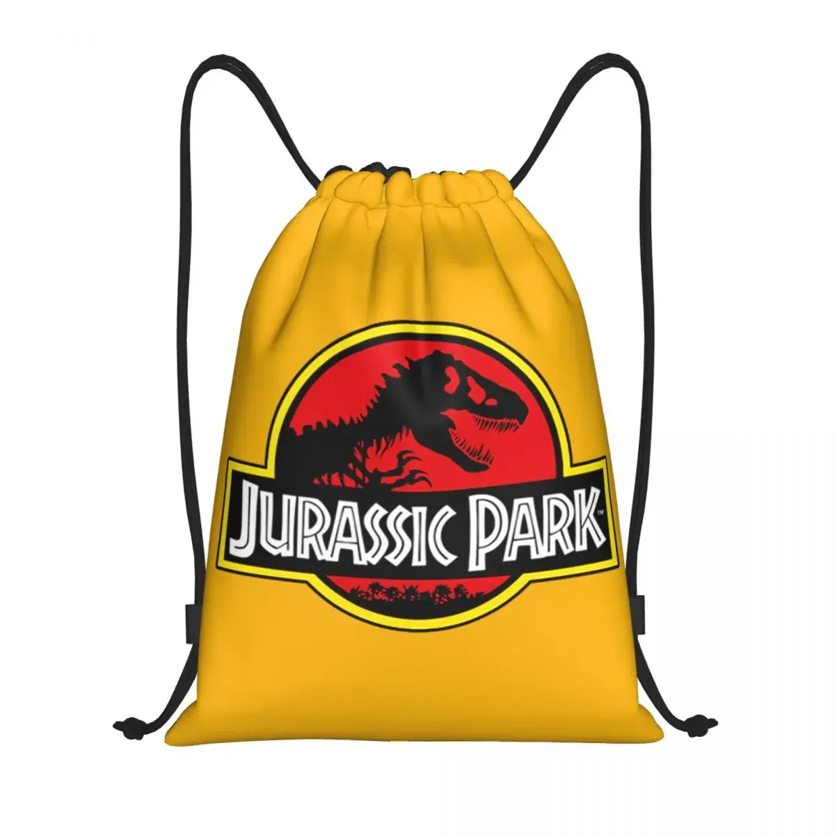 

Jurassic Park Drawstring Bag Men Women Foldable Gym Sports Sackpack Dinosaur World Training Backpacks