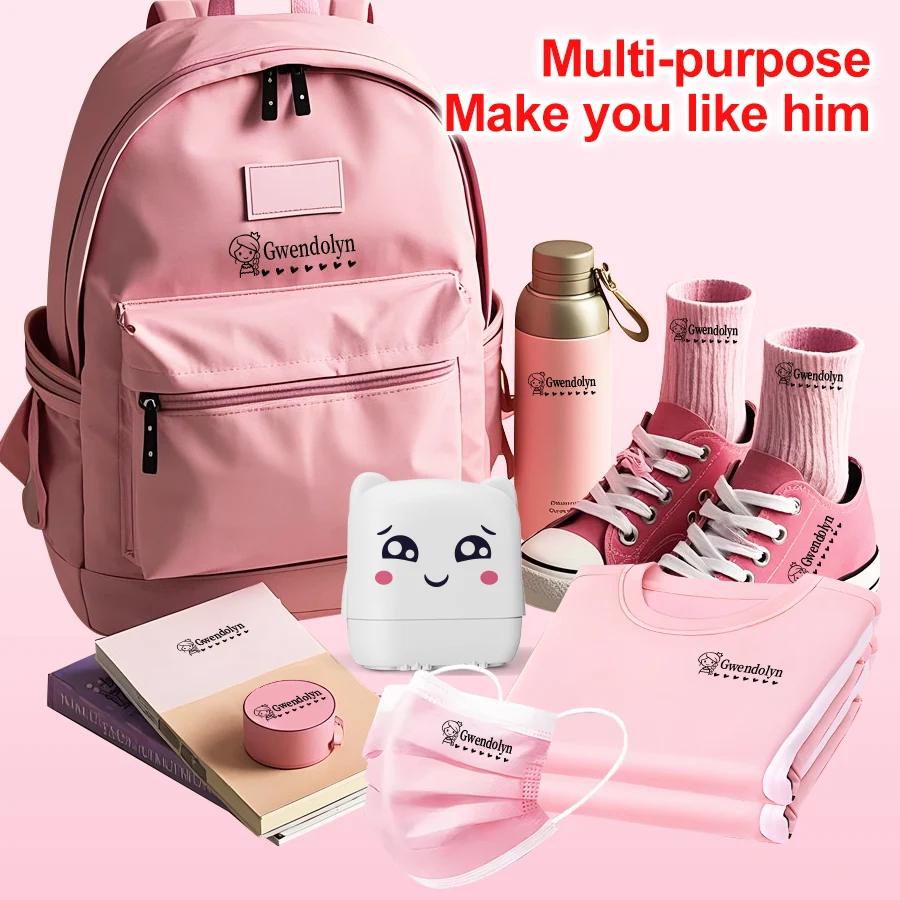 Name Stamp Paints Personal Student Child Baby Engraved Waterproof Kindergarten Cartoon Clothing toys shoes Name Seal