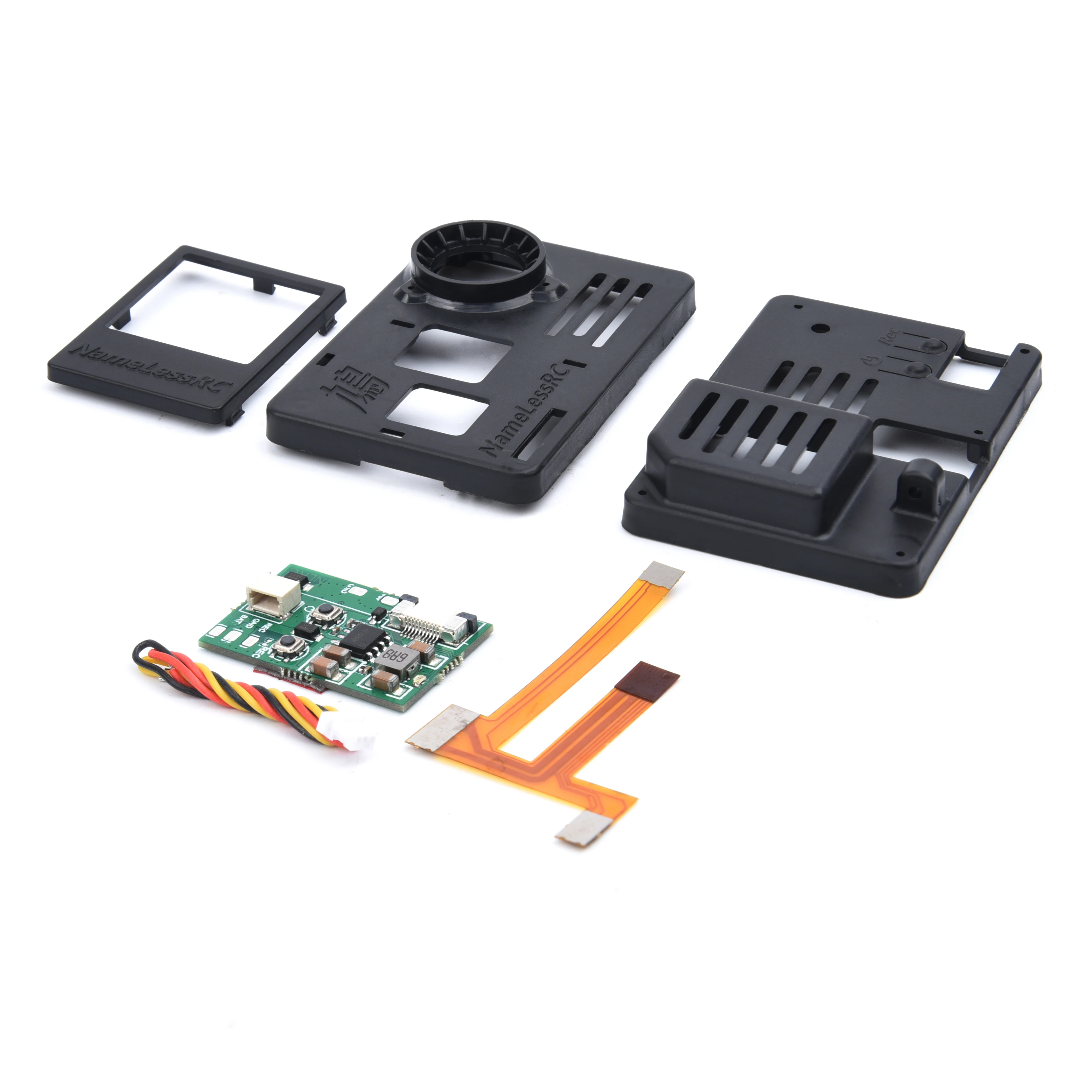 Namelessrc 2-6S 5V/2.1A Bec Module Muslimage Custodia In Nylon Per Naked Gopro Hero 9 10 11 Fotocamera Fpv Racing Cinewhoop Parti Fai Da Te