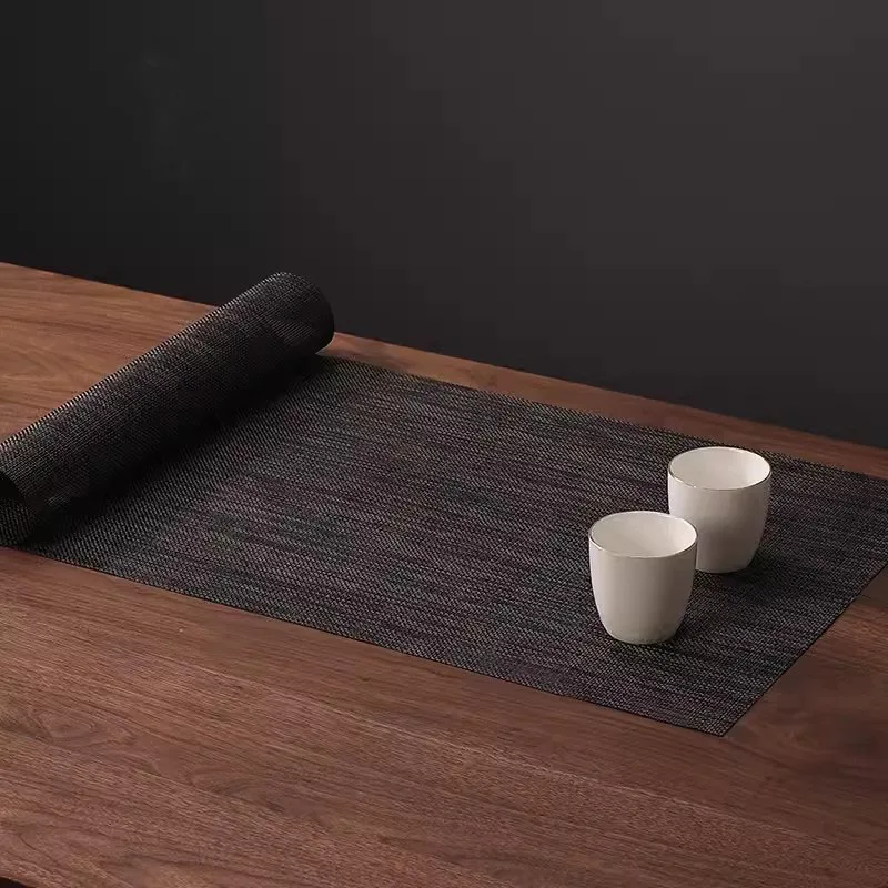 Japanese-style PVC Table Runner, Gongfu Tea Table Mat, Modern Minimalist Table, Personality Home Living Room