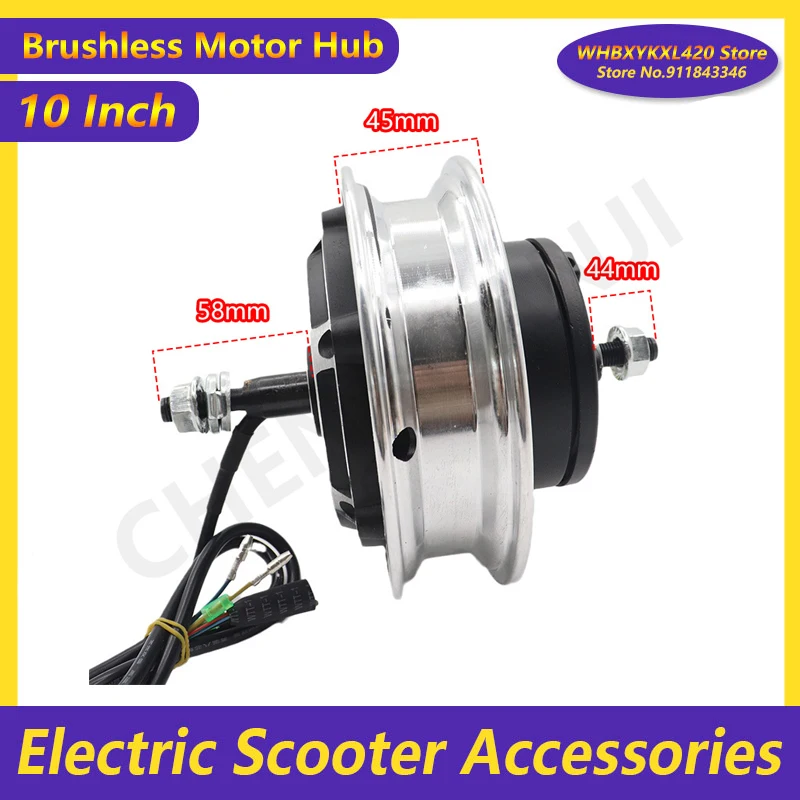 

For Kugoo M4 Pro Electric Scooter 10 Inch Patinete Eletrico 36V 48V 350/500W Brushless Motor Wheel