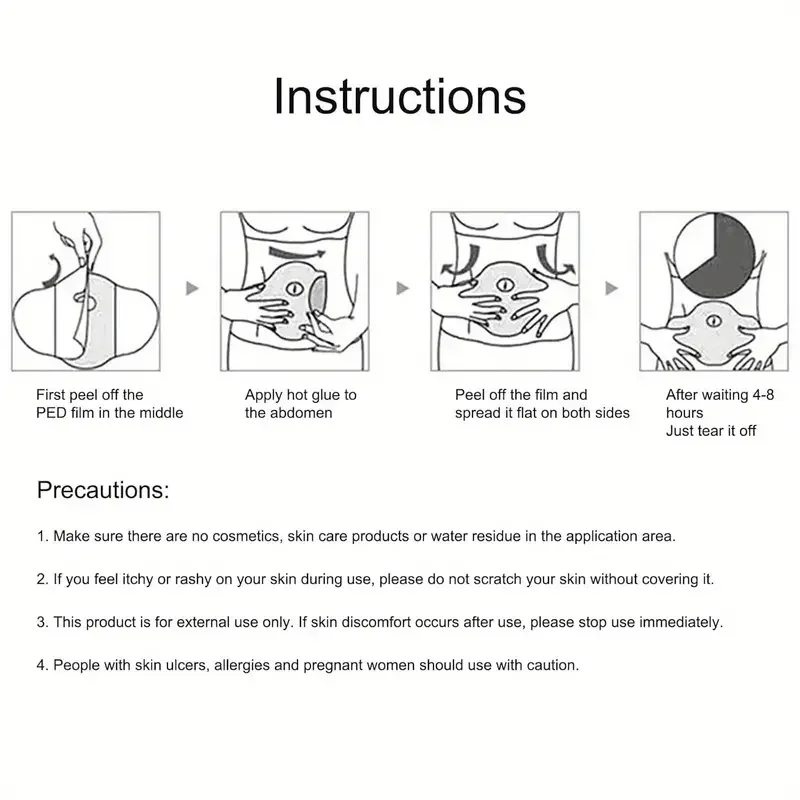 Belly Silicone Pad Anti Wrinkle Scar Stretch Marks Removal Sheets Reusable for Women Abdomen Belly Stomach Pads Stickers