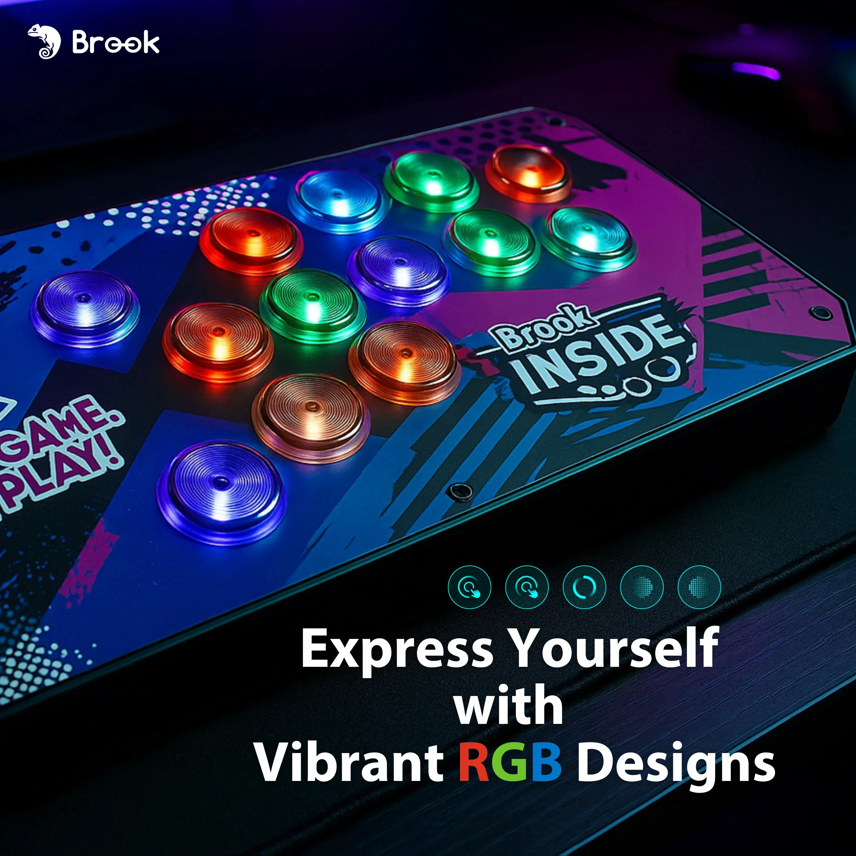 Brook Wingman FGC2 Convertisseur - Adaptateur de Joystick Arcade pour