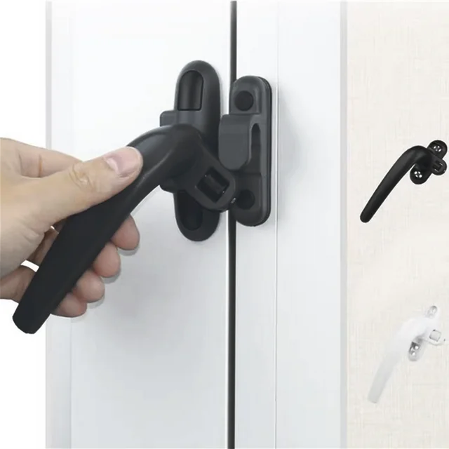 Window Handles Lock Aluminum Alloy Universal Sash Unlock Handle Lock Buckle Anti-Theft Home Improvement Window Hardware - Image 3