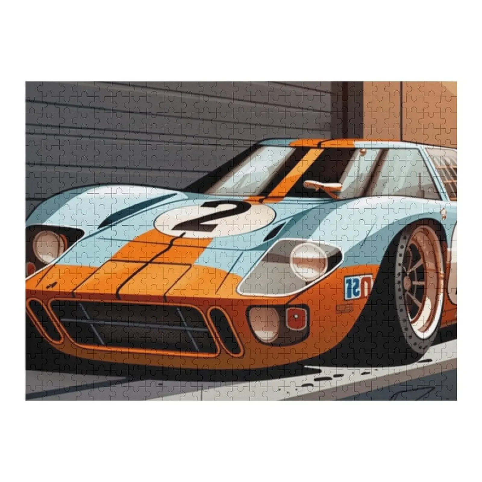 

GT40 Jigsaw Puzzle Personalised Custom Name Wood Custom Kids Toy Custom Jigsaw Puzzle