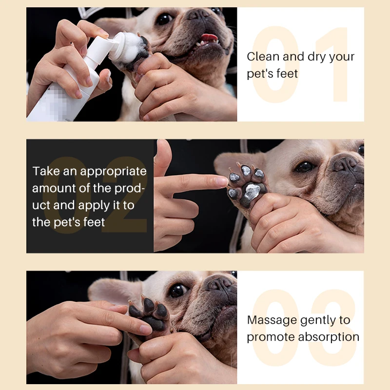 3 boxes of organic Natural Paw Care Cream Pet Paw Balm Private label for dogs and cats