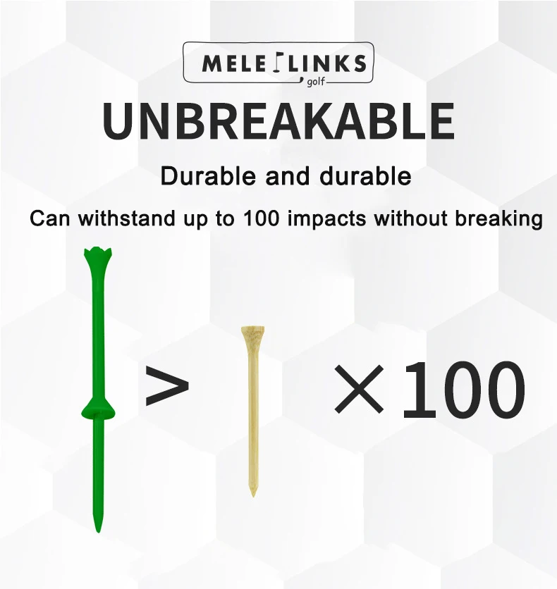 30 Pcs/Box Golf Tees Golf Step Down Tees With Package Golf Gift Accessories 83mm Long Distance Tee Holder Drop Ship Portable