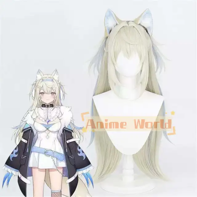 ホロライブ フワワ　ウィッグ　コスプレ hololive（ホロライブ） フワワ・アビスガード コスプレウィッグ