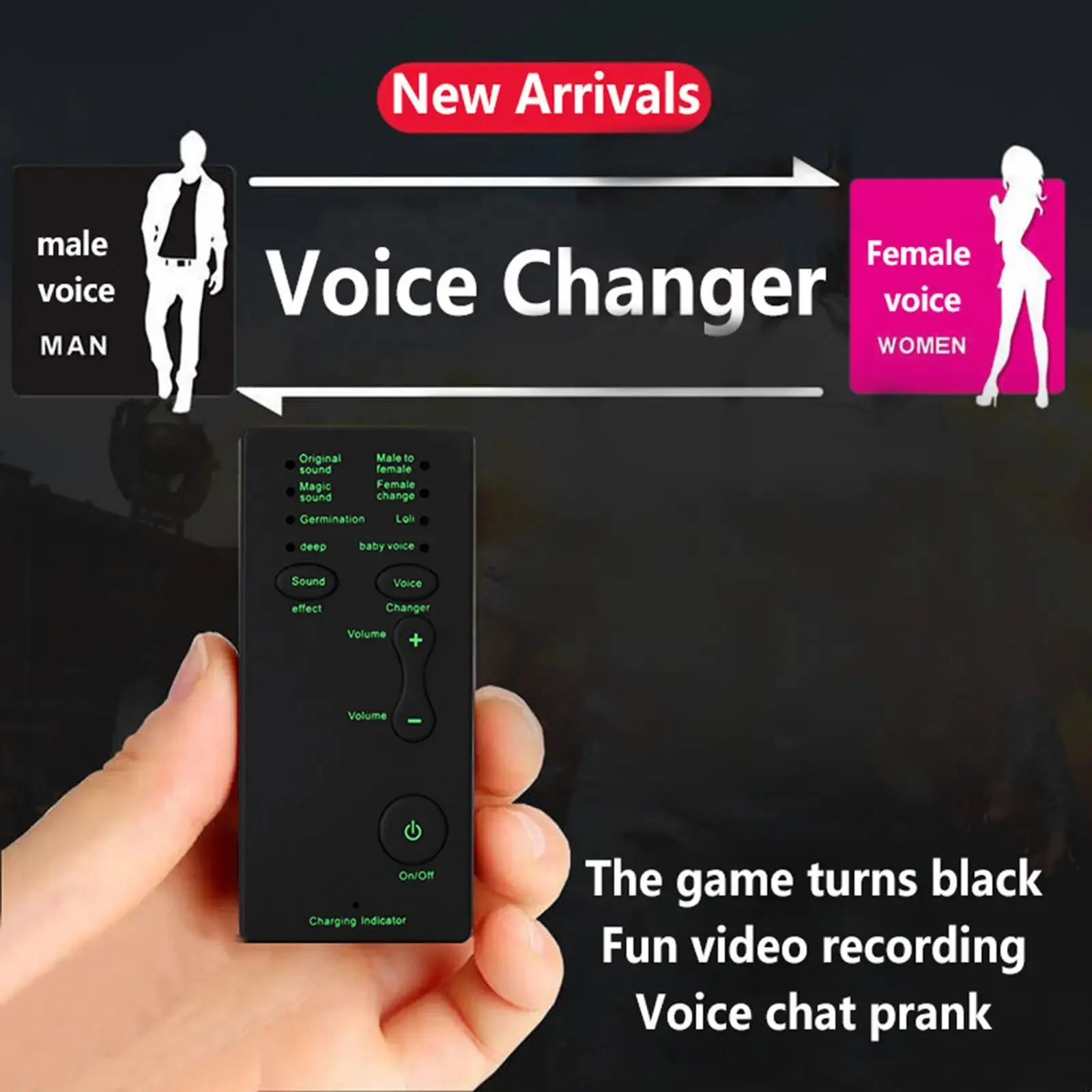 Handheld Voice Changer for PC Tablet Anchor