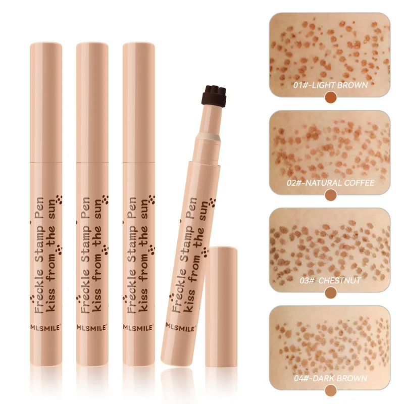 1PC Face Fake Freckles Pen Natural Waterproof Lifelike Fake Freckles Pen for Long Lasting Look Dot Spot Makeup Tool Cosmetic