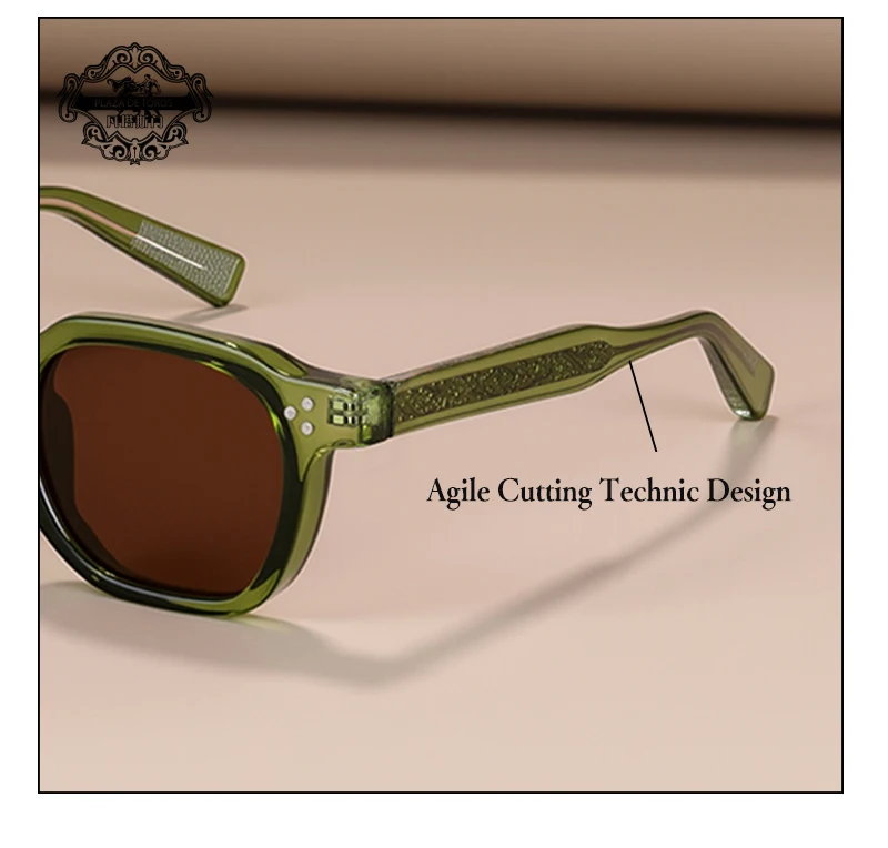 Retro Polygon Sunglasses - Womens TR90 Frame Polarized UV400 Summer Shades