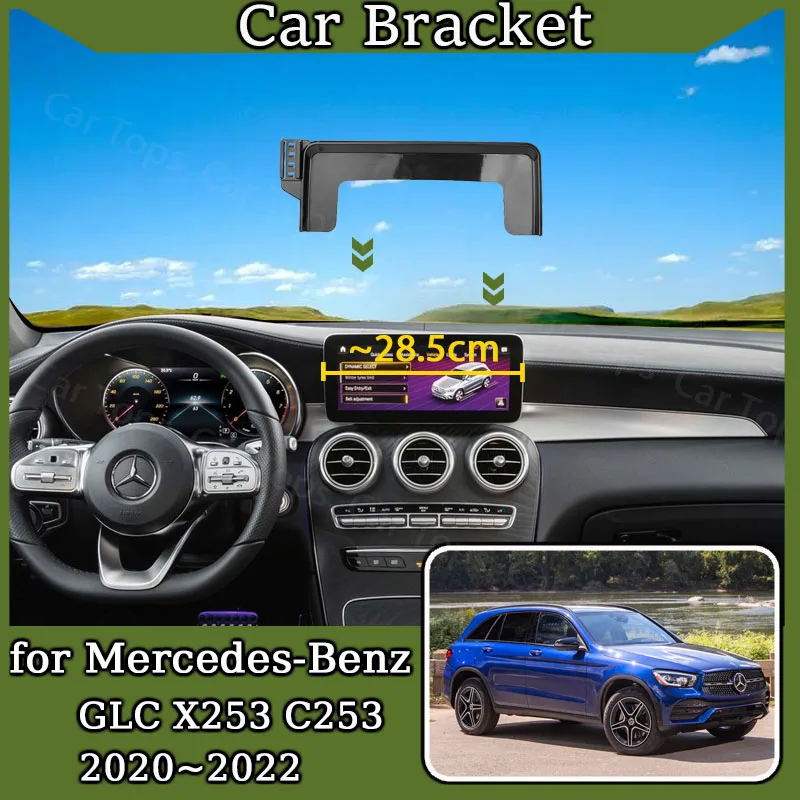 For Mercedes-Benz GLC ~ 300 AMG Screen Car Mobile Phone Holder GPS Bracket Gravity Mount Support Auto Stand Accessories