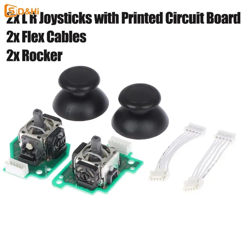 Rht Left Rocker 3D Joystick Thumb Stick Sensor Module Part Per Wii U Gamepad