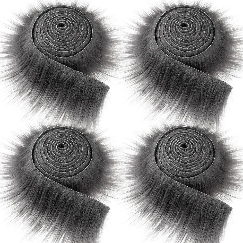 Luxurious Faux Fur Ribbon Trim for DIY Apparel & Home Decoration