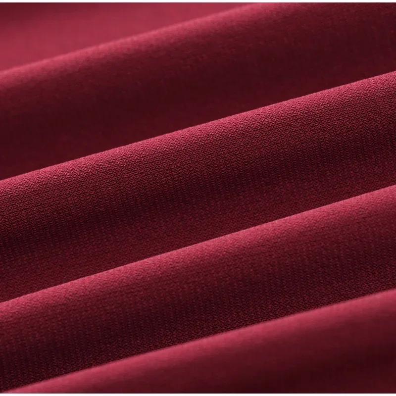 Elegant Hang Neck Burgundy Long Party Dress Women Halter Full Sleeve Maxi Dresses Autumn Lady Slim Hip Package Gowns New