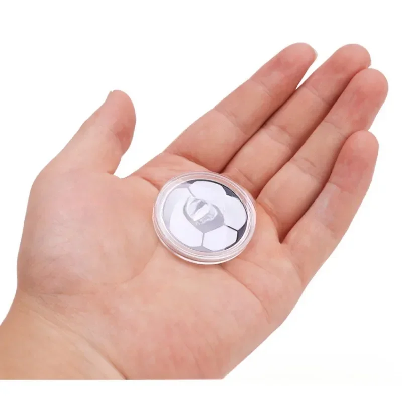 Sports Football Pattern Pick Edge Referee Side Toss Coin Football Whistle Loudly Fair Play Match Referee Tennis Soccer Match 1Pc
