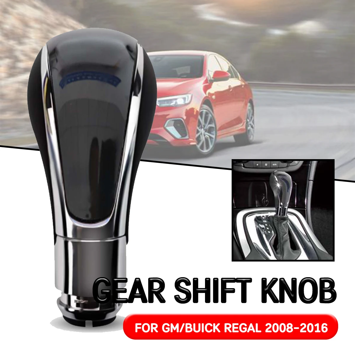 Car Automatic Chrome/Matte Gear Shift Knob Lever Shifter For Opel/Vauxhall Insignia/Astra J for