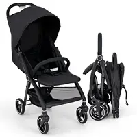 Poussette pliante à une main, Buggy de voyage léger avec dossier et capuche réglables, landau pour bébé, Buggy pour enfants 1