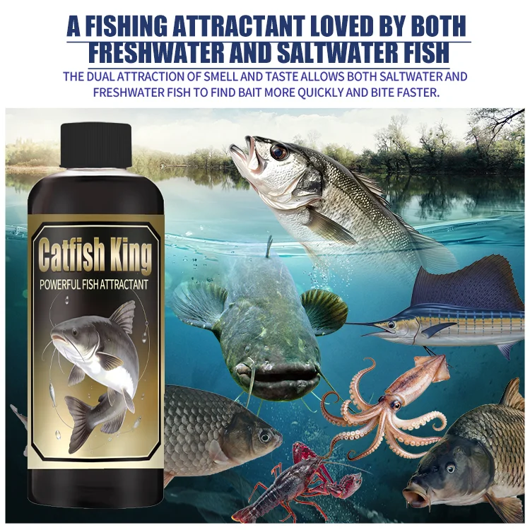 1/2 Stück Catfish King Catfish Frenzy Langlebiger flüssiger Lockstoff zum Sperrfischen – Allzweck-Süß-/Salzwasser usw – Detail 8
