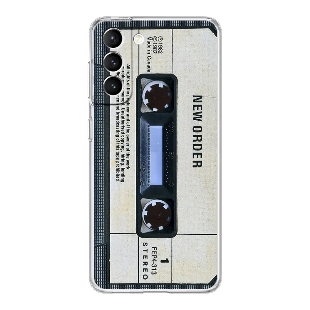 Retro Magnetic Cassette Clear Phone Case Cover