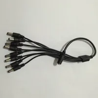 Adaptateur d'alimentation Escam DC 12V 5A + 8 câbles d'alimentation divisés pour caméra de sécurité CCTV DVR analogique AHD TVI CVI caméra DVR systèmes 4
