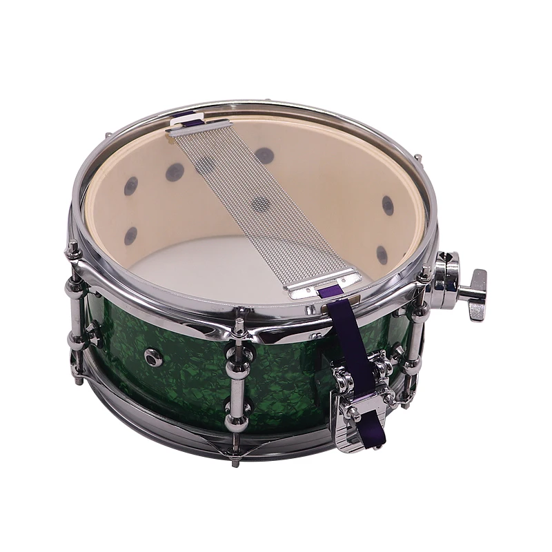 Snare Drum 10x5 Inch Birch wood Body Tom Drum Percussion Instrument Set Celluloid body
