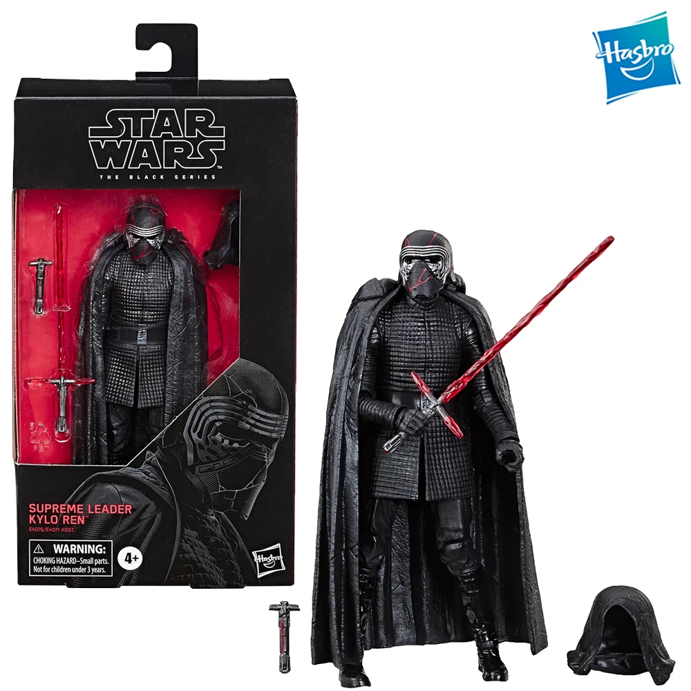 

[In-Stock] Hasbro Star Wars The Black Series Supreme Leader Kylo Ren Action Movie Figure Collectible Model Gift Toy E4076