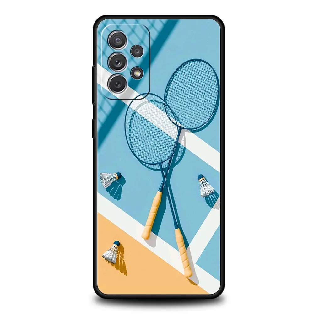 Badminton-Themed Protective Phone Case Cover