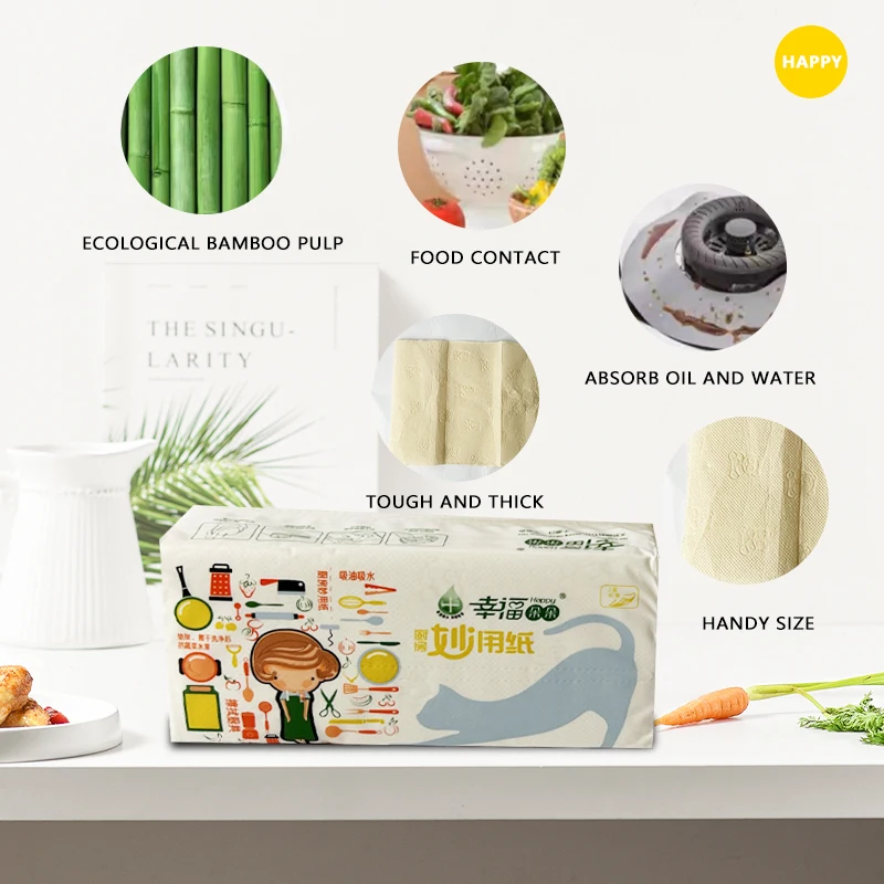 Kitchen Paper Towel Household Paper Absorb Oil Water Wipe Fruits Vegetable towel paper toilet paper Ease To Use For Kitche paper towel paper tissue disposable paper towel