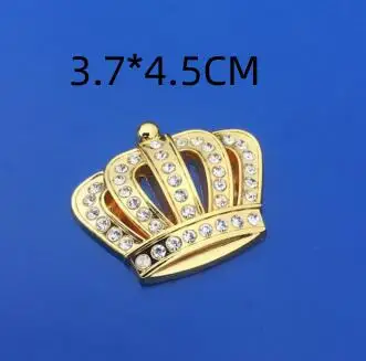Car crown Styling car stickers modified car logo decoration Auto Accessories For Toyota MINI JEEP Renault BMW Opel Peugeot Honda