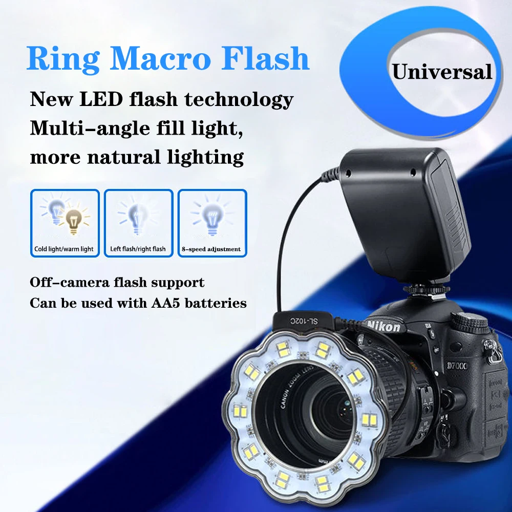 Lighting USB Lens Ring LED Light Shooting Night for Sport Camera for GoPro  HERO 4 3+ - AliExpress