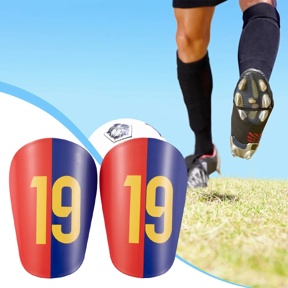 2pcs Mini Soccer Shin Guards Shock Absorbing Football Shin Pads Lightweight Soccer Extra Mini Guards for Kids Youth Adults
