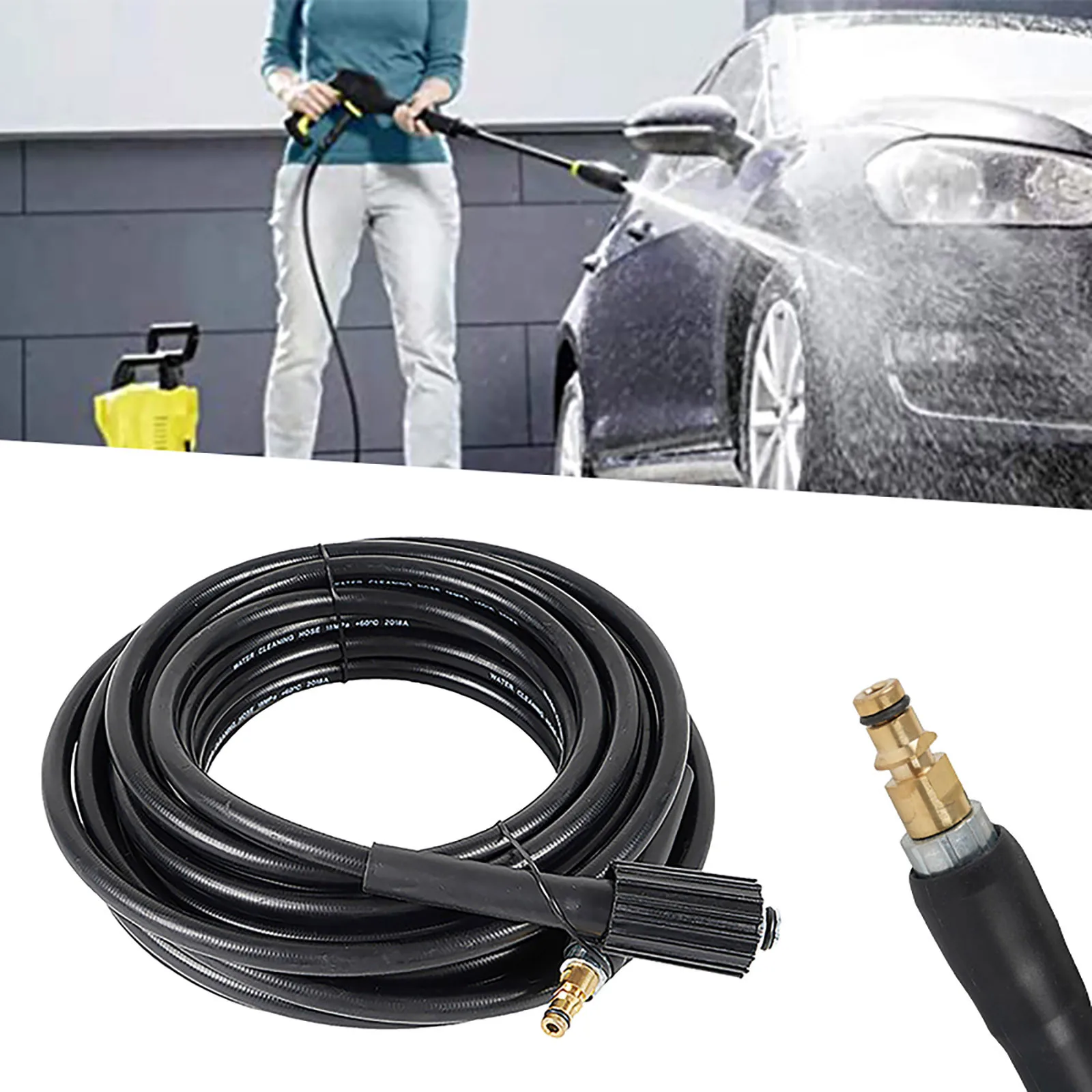 

9m Wear-Resistant Kaichi Drainage Cleaning Hose High-Pressure Pipe Cleaning Machine Kaichi Water Hose Sewage Pipe For Cleanning