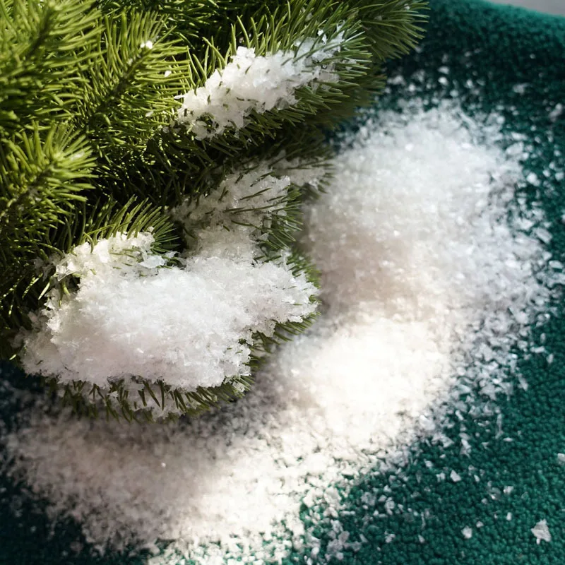 1 Piece Artificial Snow Simulation Snow Powder Fragments For Winter Holidays, Parties, Weddings, And Christmas Decorations