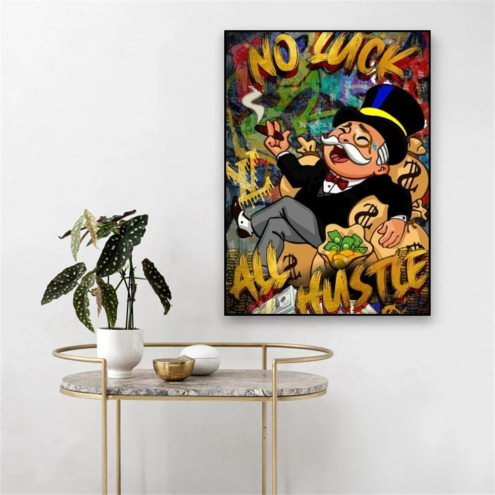 スコロクト　SCOLOCT canvas art Watch Art X Scrooge Mcduck (CANVAS) Alec Monopoly Inspired