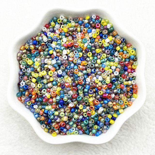 2mm 3mm 4mm Matte Magic Color Charm Czech Glass Seed Beads for Jewelry Making DIY Bracelet Beads Accessories